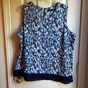 NWOT FYLO BLUE SLEEVELESS PULLOVER SZ XXL